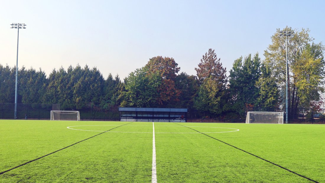 synthetic turf field