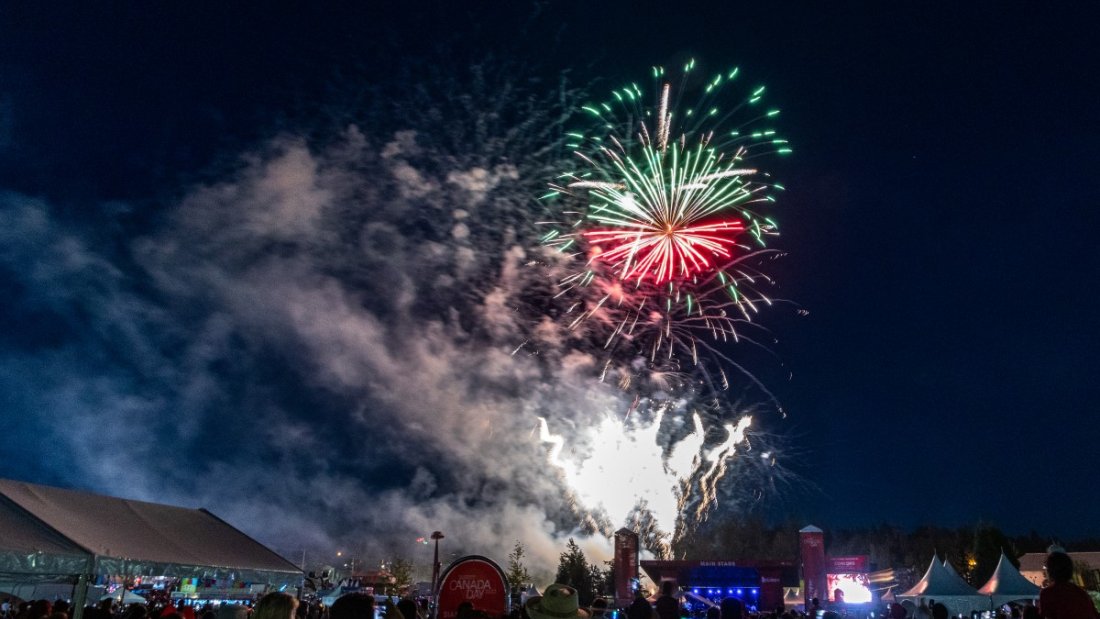 fireworks at canada day