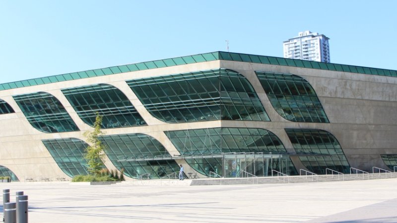 exterior of City Centre Library in Surrey