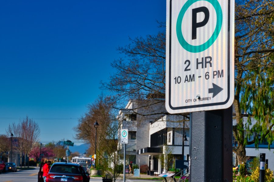 Parking sign