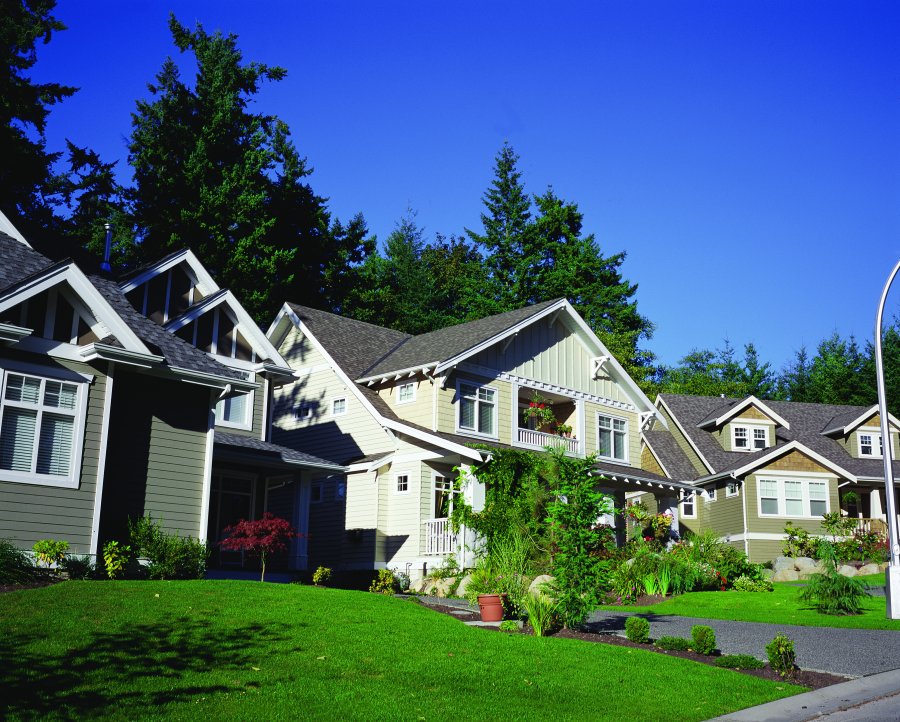 exterior of houses in surrey