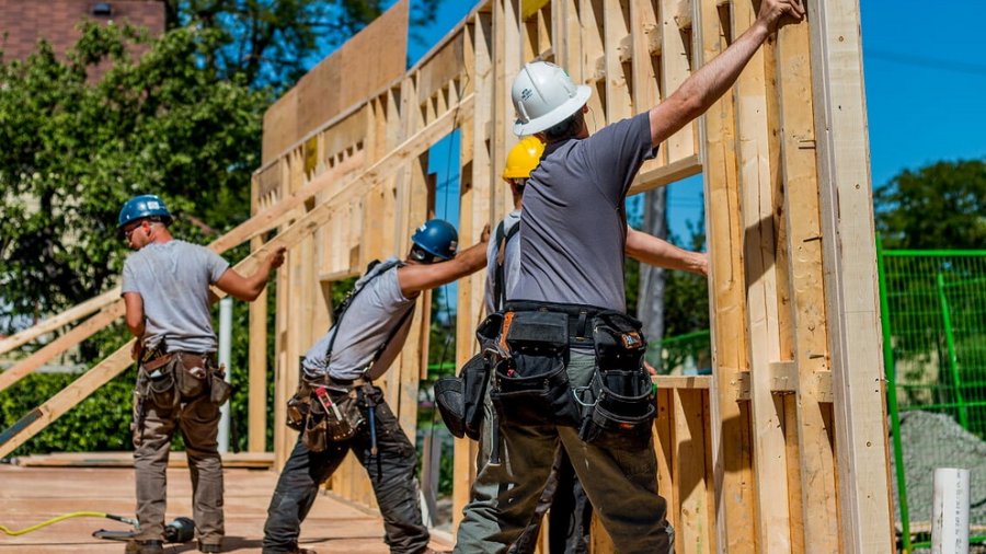 Construction Workers Framing