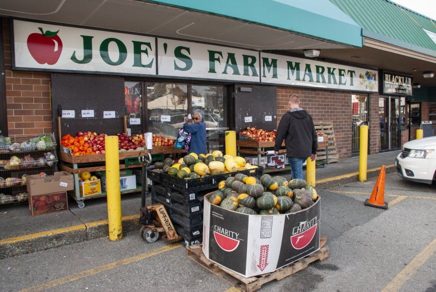 a produce market and storefront